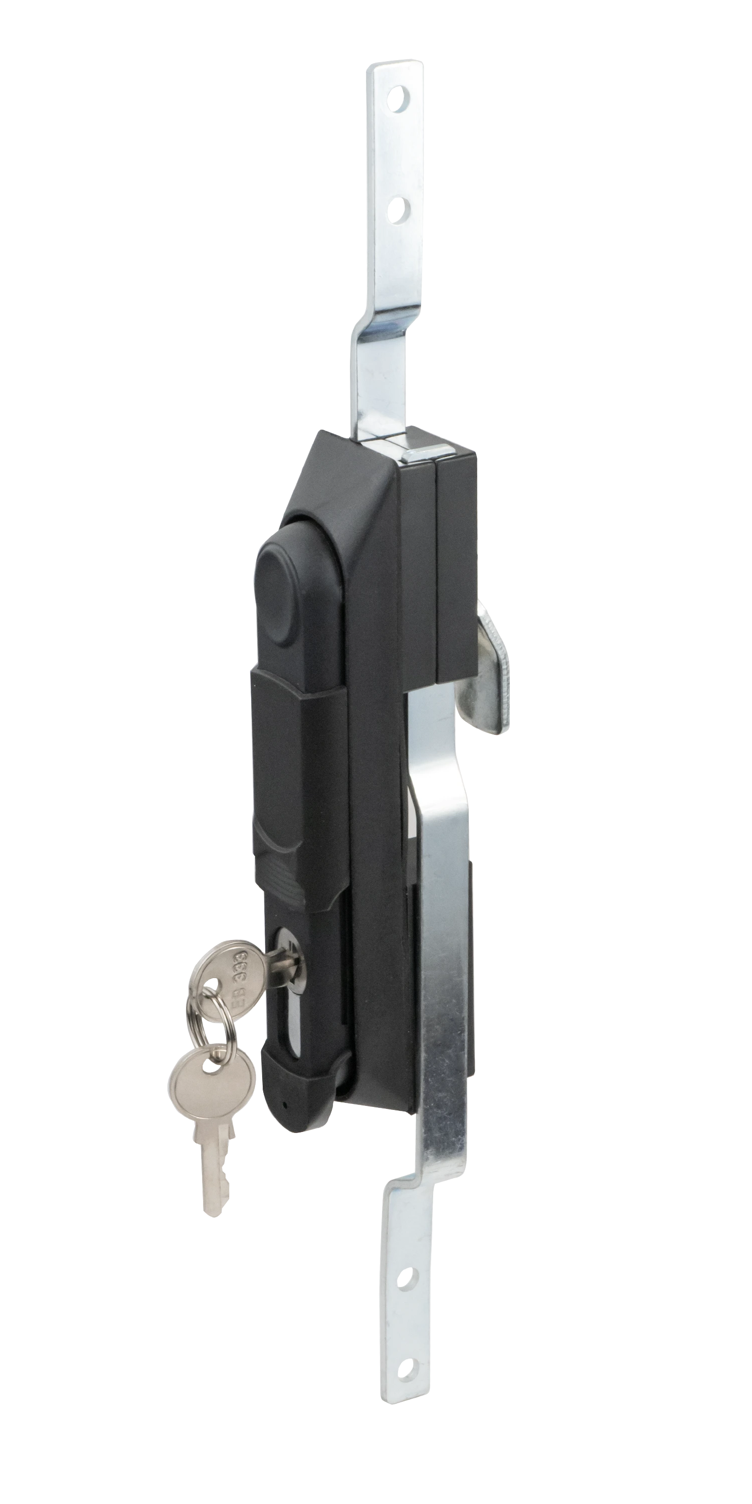 Замок-ручка MS-1848-3KD/P (ригель изогнутый /+8 мм/, английский ключ) — артикул 0979 KD/P — Фото Замок мебельный MS-1848-3KD/P (ригель изогнутый /+8 мм/, английский ключ) — Фото 3