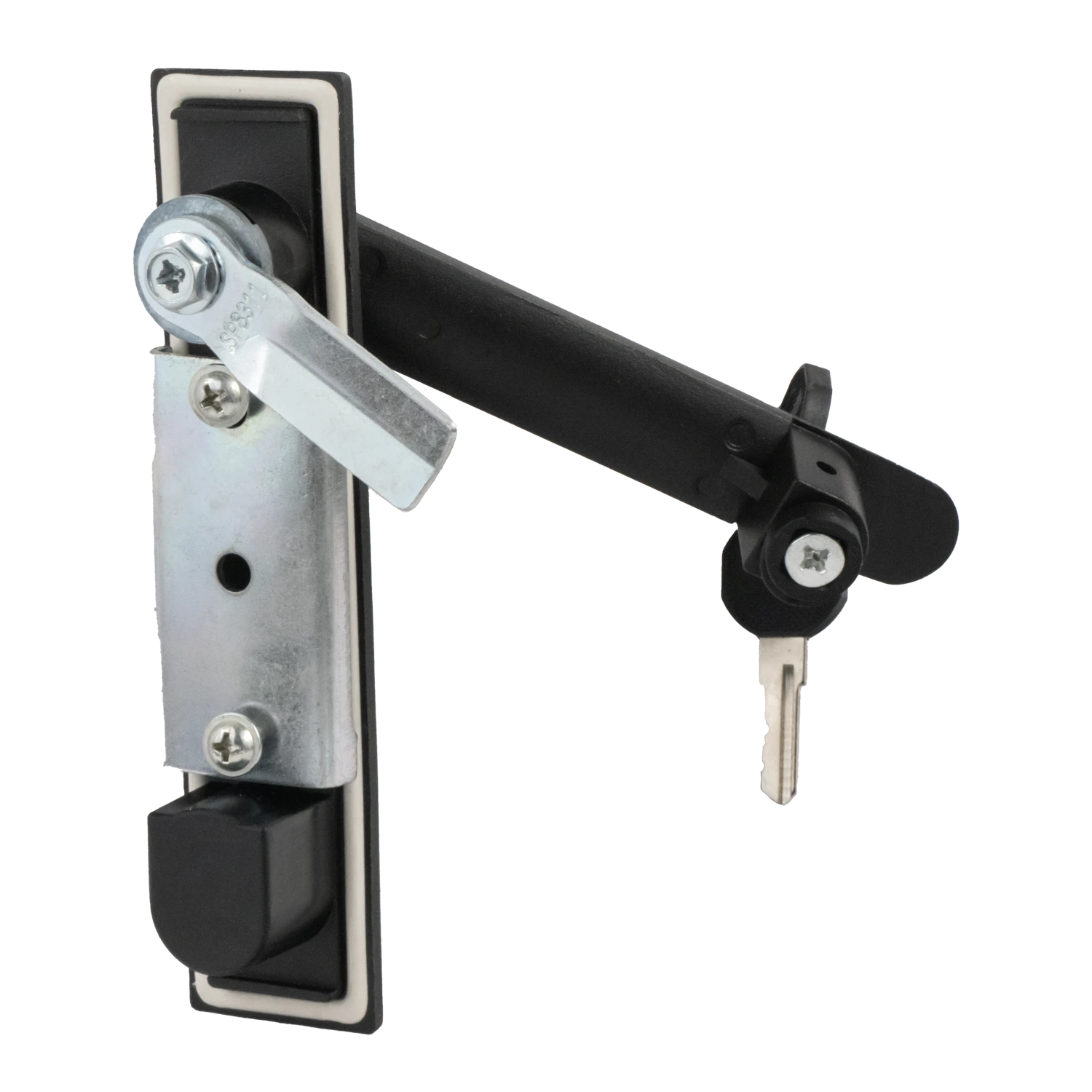Замок-ручка MS-8611-2-1KD (ригель прямой, английский ключ) — артикул 8611-2 KD C — Фото Замок мебельный MS-8611-2-1KD (ригель прямой, английский ключ) — Фото 6