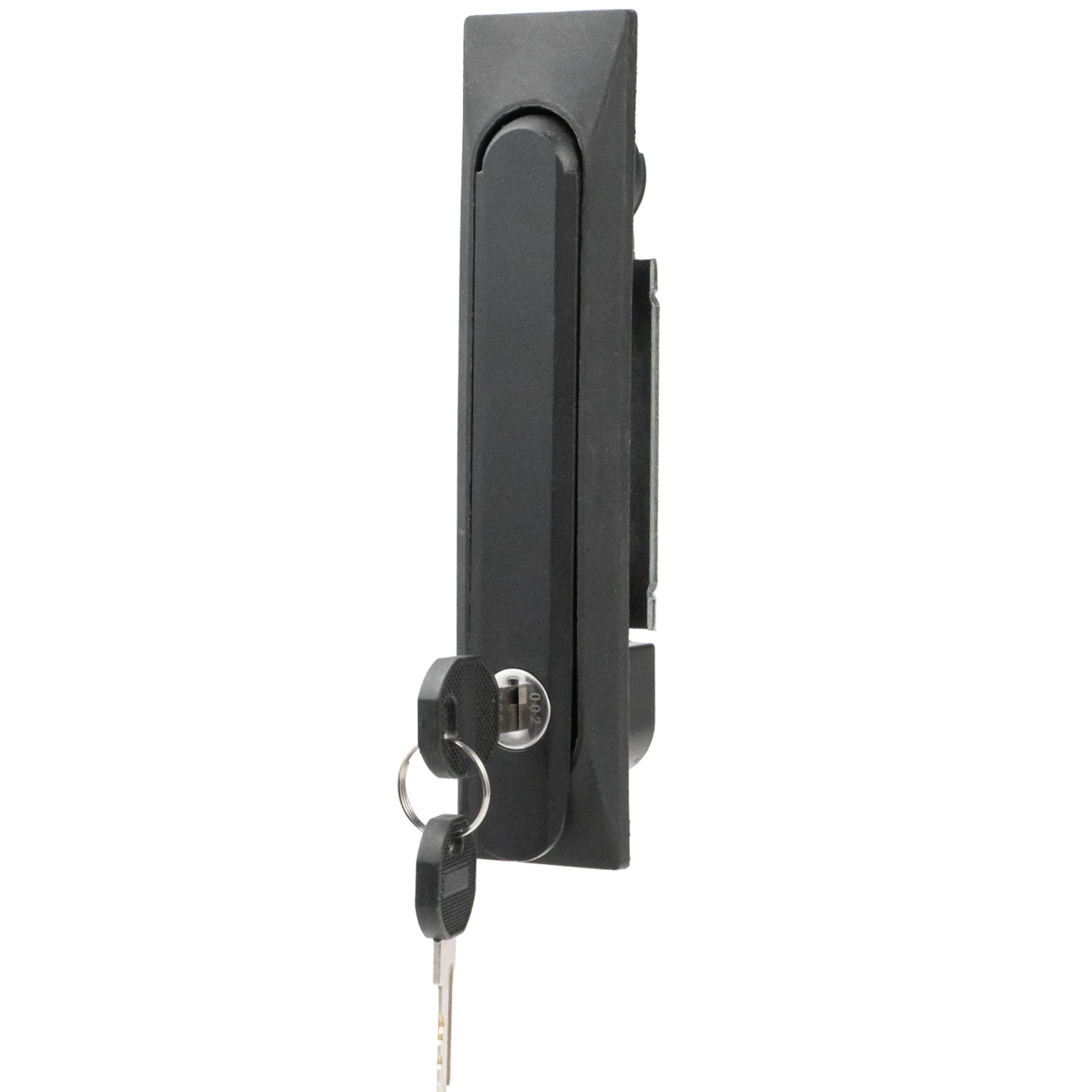 Замок-ручка MS-8611-2-1KD (ригель прямой, английский ключ) — артикул 8611-2 KD C — Фото Замок мебельный MS-8611-2-1KD (ригель прямой, английский ключ) — Фото 1